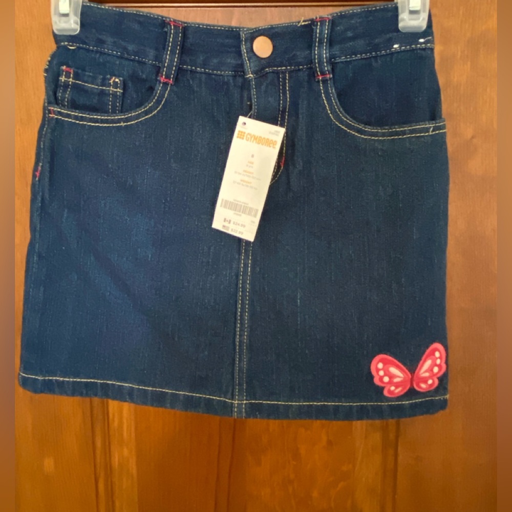 NWT Gymboree Blue Jean Skirt.  Girls Size 8.